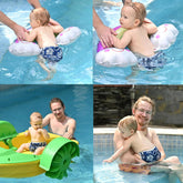 Alva, Pañales de bebé para nadar, paquete de 2 unidades, talle único, reutilizable, lavable y ajustable de 0 a 36 meses. Tamaño de 10 a 40 lbs para lecciones de natación y regalos de Baby Shower